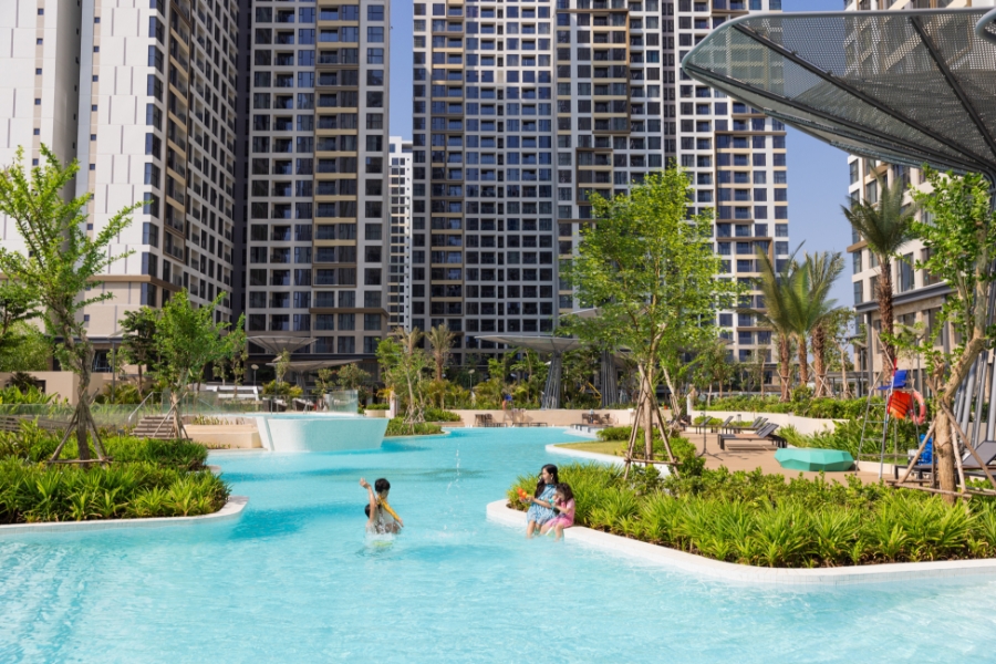 Nội khu riêng tư, khép kín – đặc quyền chỉ dành riêng cho cư dân tại Masteri Centre Point.