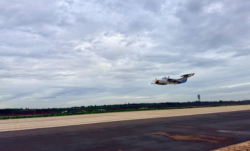 First calibration flight conducted at Long Thanh International Airport 