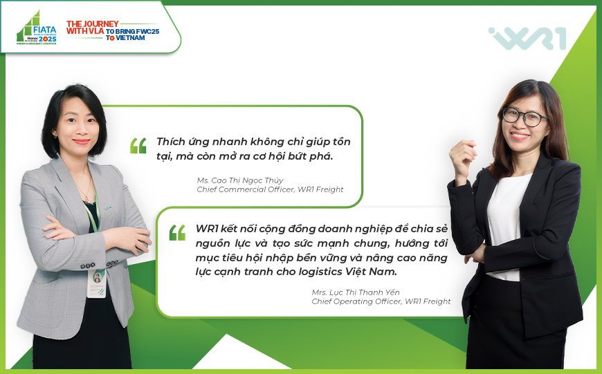 Với WR1 - Thích ứng nhanh là một năng lực cạnh tranh bền vững.