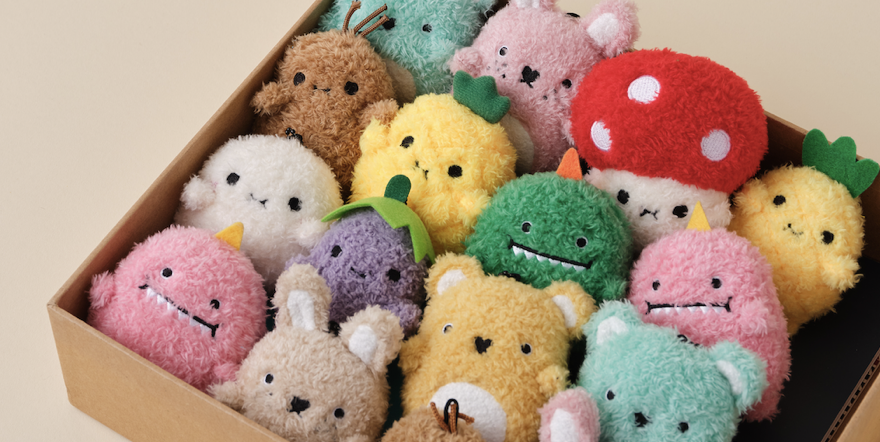 Các nhân vật Noodoll nổi tiếng vì nét dễ thương đặc trưng.