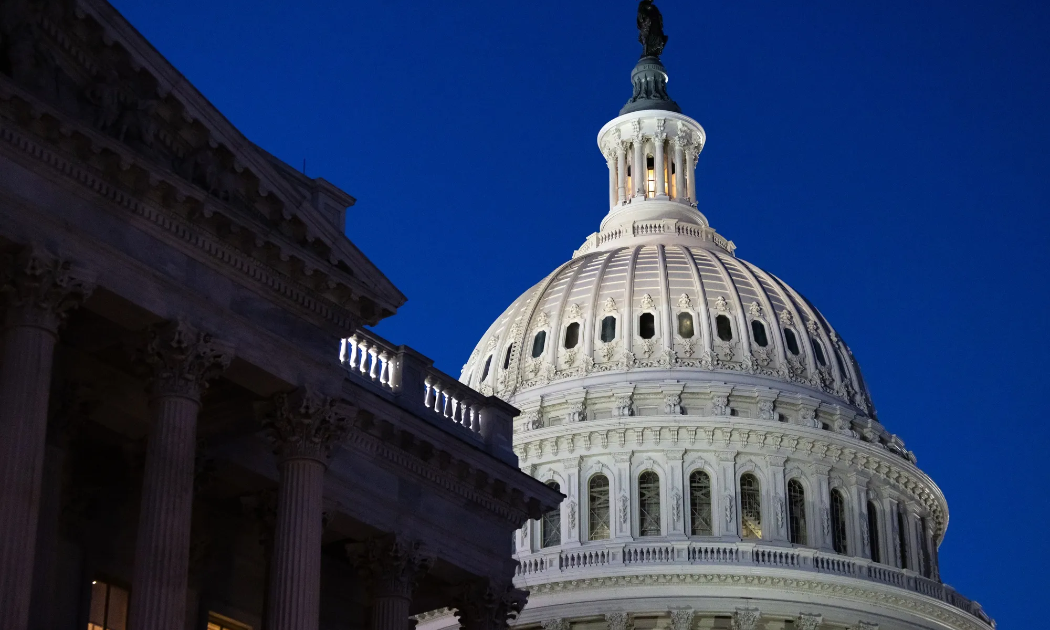 Tòa nhà Quốc hội Mỹ ở Washington DC - Ảnh: Bloomberg.