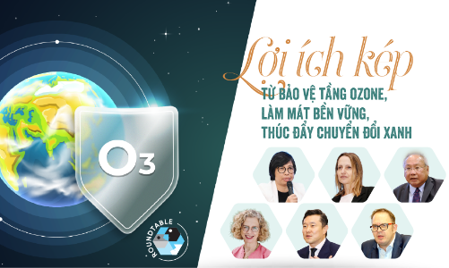 Lợi ích kép từ bảo vệ tầng ozone, làm mát bền vững, thúc đẩy chuyển đổi xanh