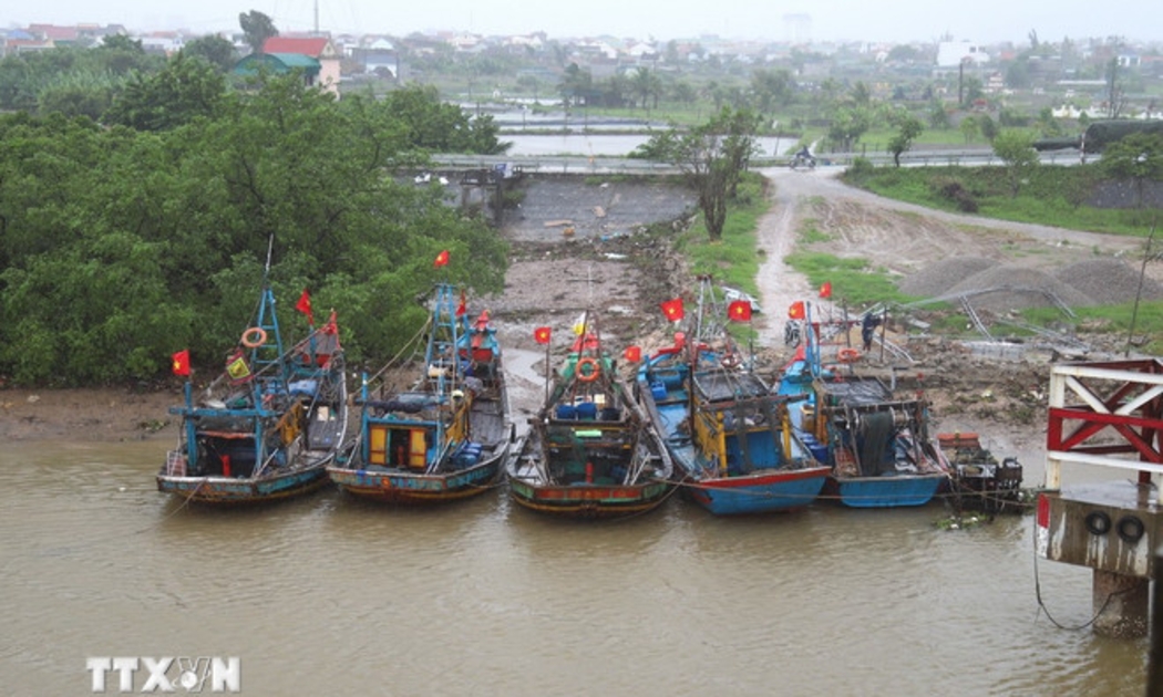 Tàu thuyền neo đậu tránh bão. Ảnh minh họa. Nguồn: TTXVN