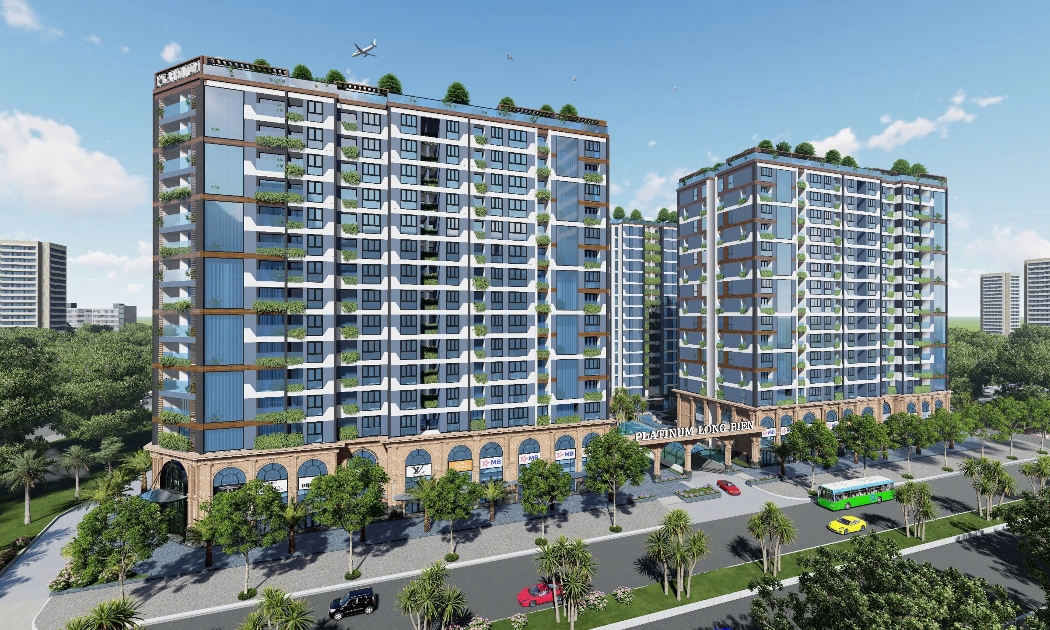 Phối cảnh dự án Platium Long Biên.