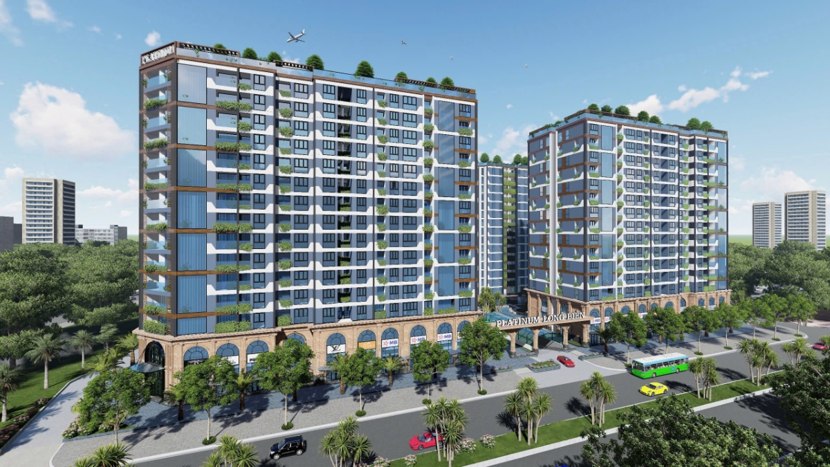 Phối cảnh dự án Platium Long Biên.