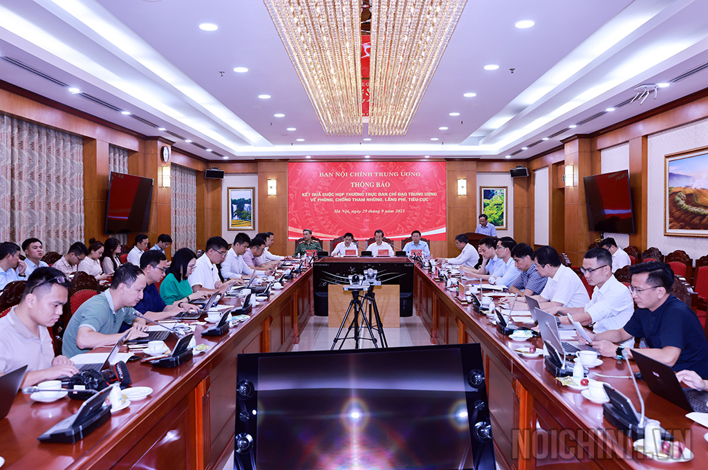 Toàn cảnh Cuộc họp. Ảnh: Ban Nội Chính