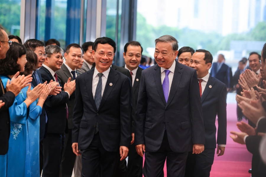 Tổng Bí thư Tô Lâm tham dự Lễ kỷ niệm 80 năm Ngành Bưu chính Viễn thông, 66 năm Ngành Khoa học và Công nghệ và Đại hội Thi đua yêu nước lần thứ I. 