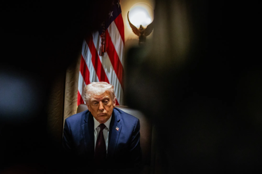 Tổng thống Mỹ Donald Trump - Ảnh: Bloomberg.