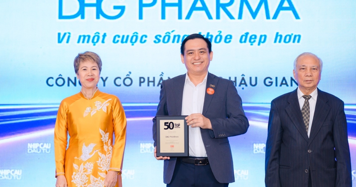 DHG Pharma giữ vững vị thế Top 50 Công ty kinh doanh hiệu quả nhất Việt Nam 14 năm liền