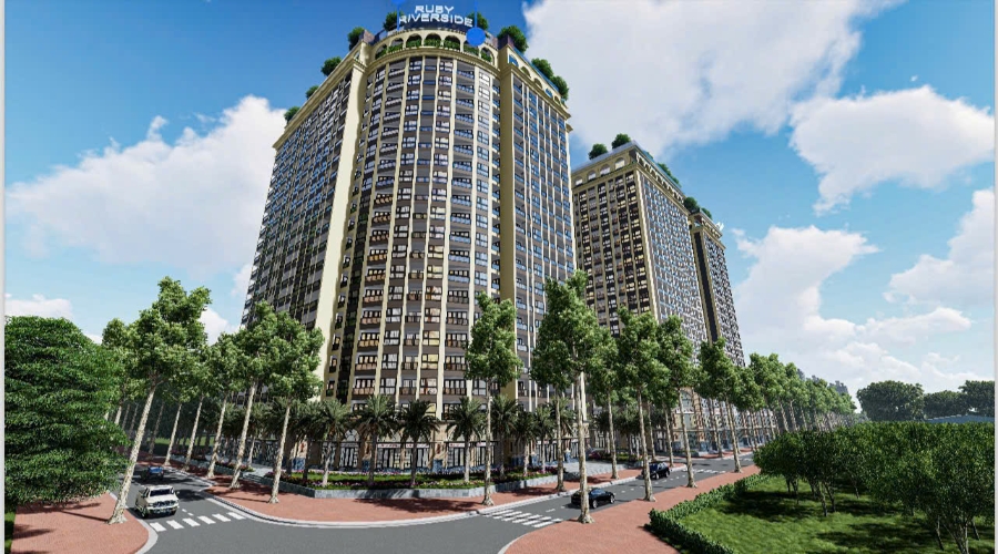 Phối cảnh dự án Ruby Riverside.