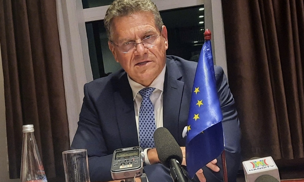 Cao ủy Thương mại Liên minh châu Âu Maroš Šefčovič.