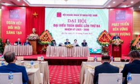 Toàn cảnh Đại hội đại biểu toàn quốc Hội doanh nhân Tư nhân Việt Nam- VPBA nhiệm kì 3 (2025-2030)
