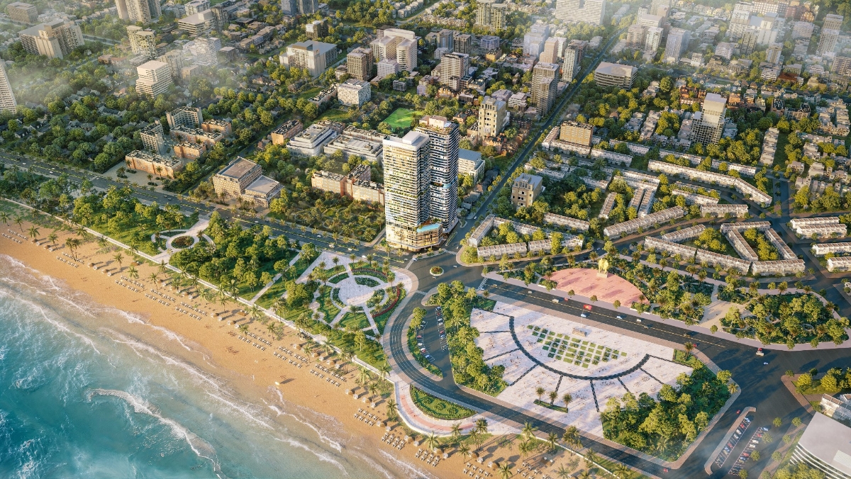 Q1 Tower - Dòng sản phẩm căn hộ Dual Life City Apartment tại Quy Nhơn.