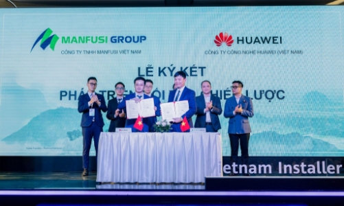 Manfusi Solar ký kết chiến lược với Huawei tại 
