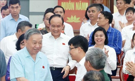 Tổng Bí thư Tô Lâm tiếp xúc cử tri 9 xã (Hà Nội) trước Kỳ họp thứ 10, Quốc hội khóa XV
