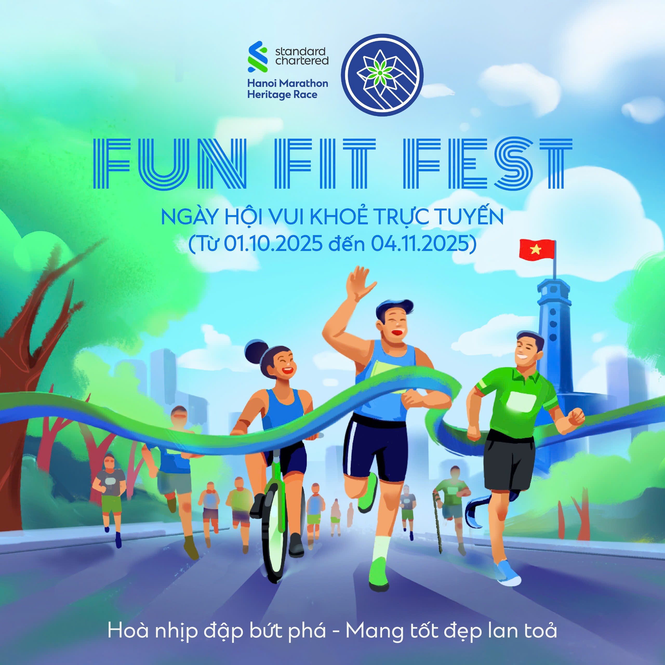 Cùng Standard Chartered hòa nhịp đập bứt phá, lan tỏa điều tốt đẹp khi tham gia “Ngày hội vui khỏe trực tuyến” - Ảnh 1