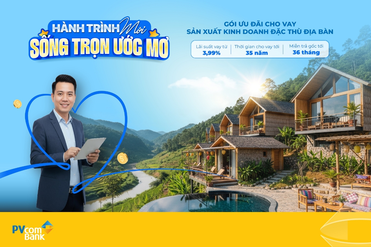 PVcomBank triển khai gói tín dụng ưu đãi cho vay sản xuất kinh doanh đặc thù địa bàn.