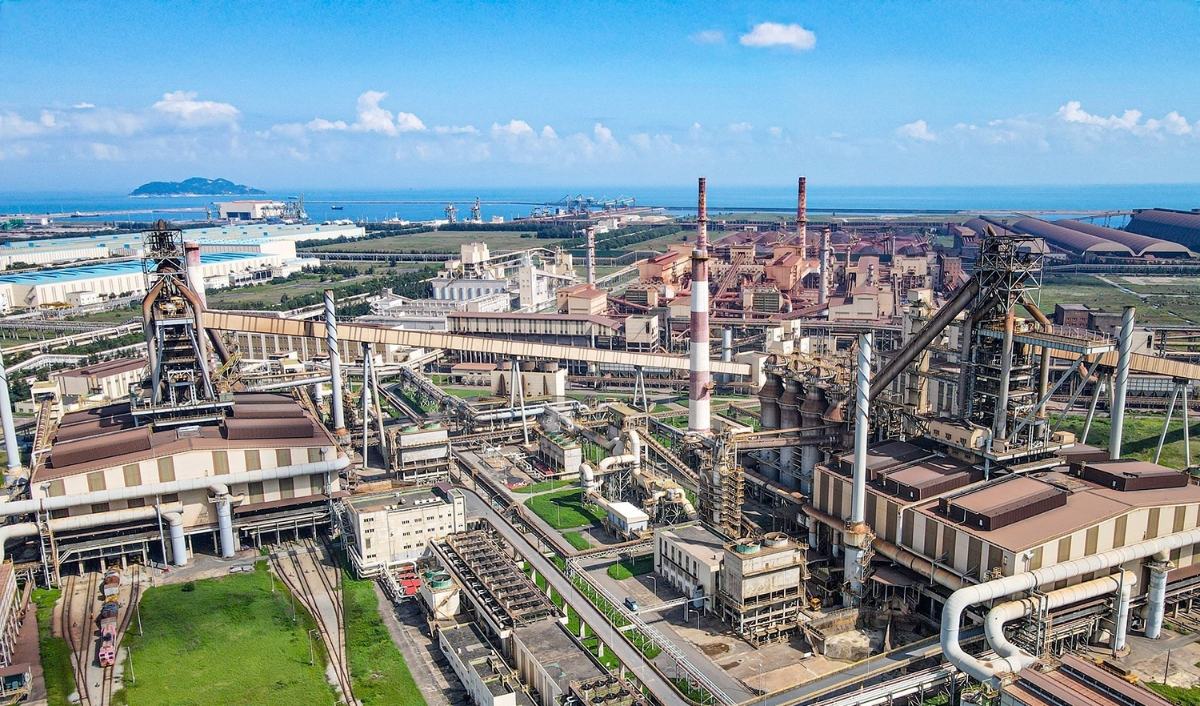 2 lò cao được ví như “trái tim” của Nhà máy thép Formosa Hà Tĩnh.