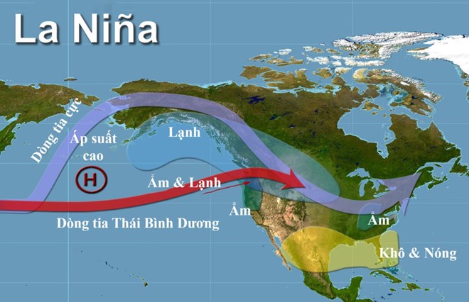 Khả năng thiên tai, hiện tượng mưa lũ, bão hay hạn hán do La Niña gây ra sẽ trở nên gay gắt hơn.