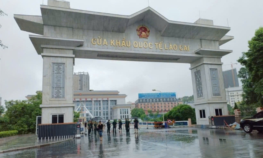 Cửa khẩu quốc tế Lào Cai (Ảnh: Báo Lào Cai).