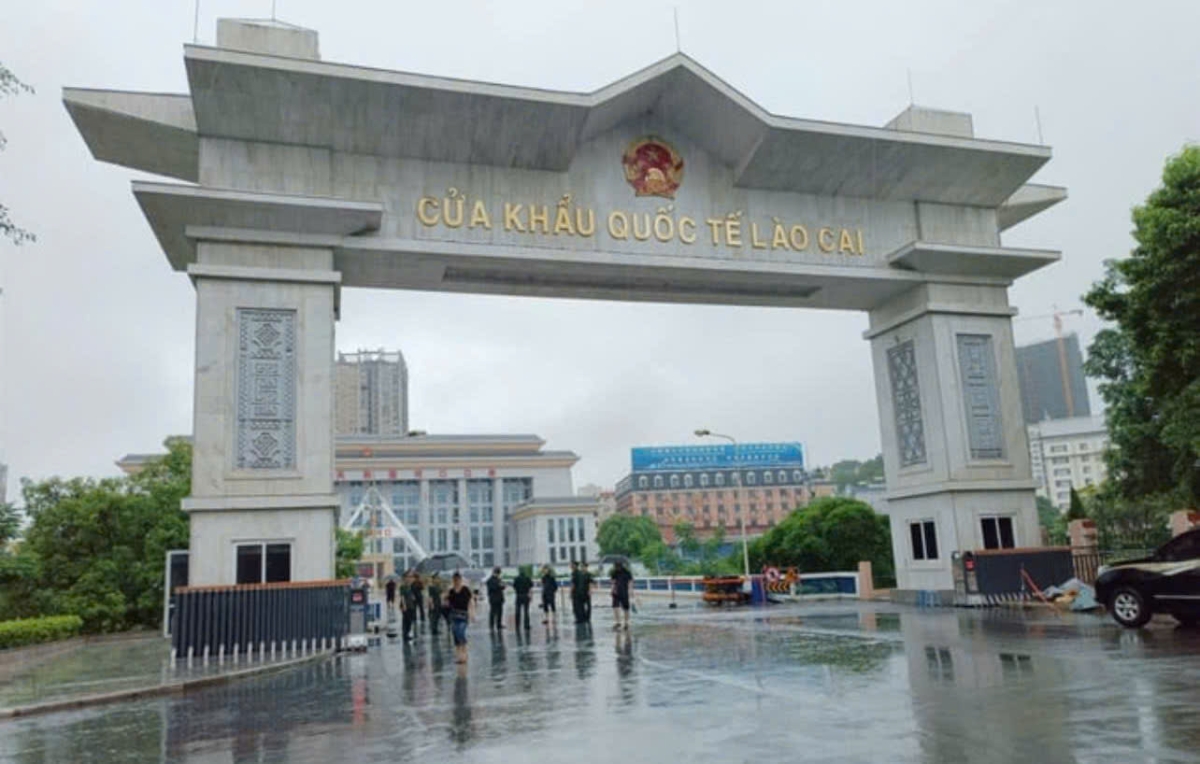 Cửa khẩu quốc tế Lào Cai (Ảnh: Báo Lào Cai).