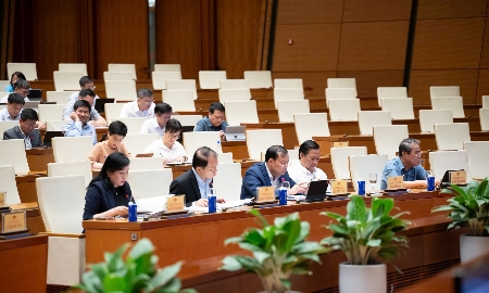 Đại biểu Quốc hội góp ý sửa đổi, bổ sung một số điều của 10 luật có liên quan đến an ninh, trật tự