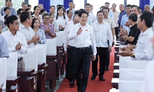 Chủ tịch nước Lương Cường tiếp xúc cử tri Thành phố Hồ Chí Minh trước Kỳ họp thứ 10, Quốc hội khóa XV