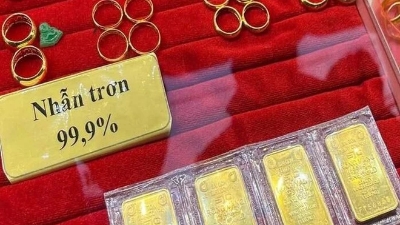 Domestic gold prices soar 5.13% month-on-month