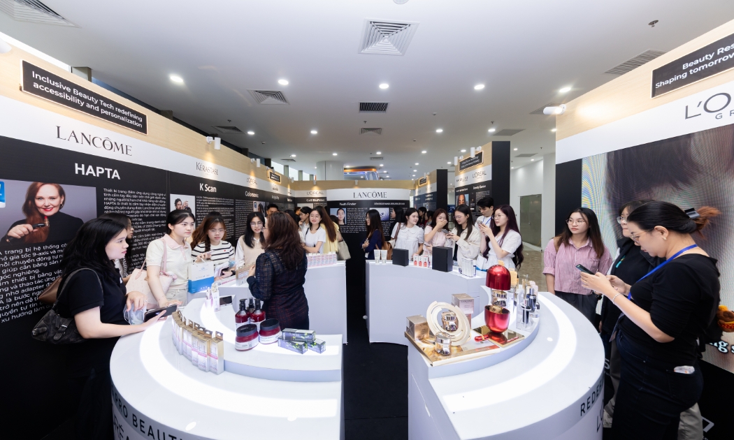 L’Oréal tham gia triển lãm với các thành tựu công nghệ trong ngành làm đẹp,