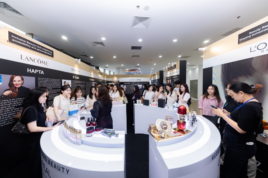 L’Oréal tham gia triển lãm với các thành tựu công nghệ trong ngành làm đẹp,
