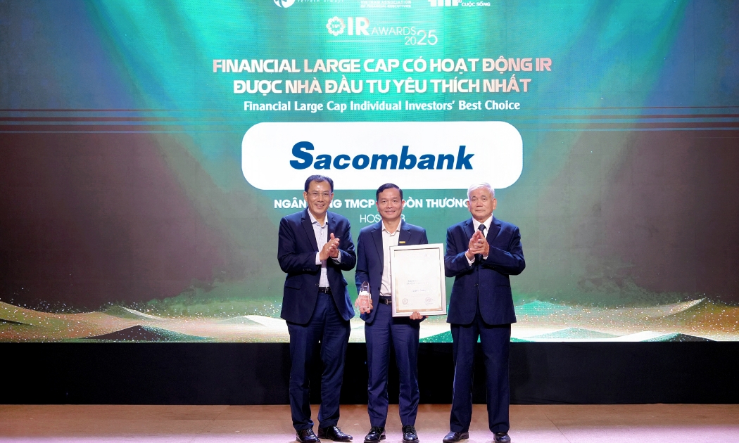 Sacombank vào Top 3 doanh nghiệp niêm yết có hoạt động IR được nhà đầu tư yêu thích nhất 2025 - Ảnh minh họa.
năm 2025,