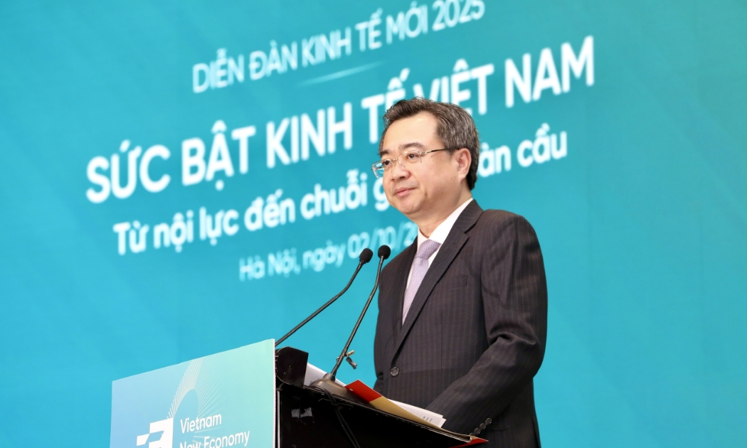 Trưởng Ban Chính sách, Chiến lược Trung ương Nguyễn Thanh Nghị phát biểu tại diễn đàn.