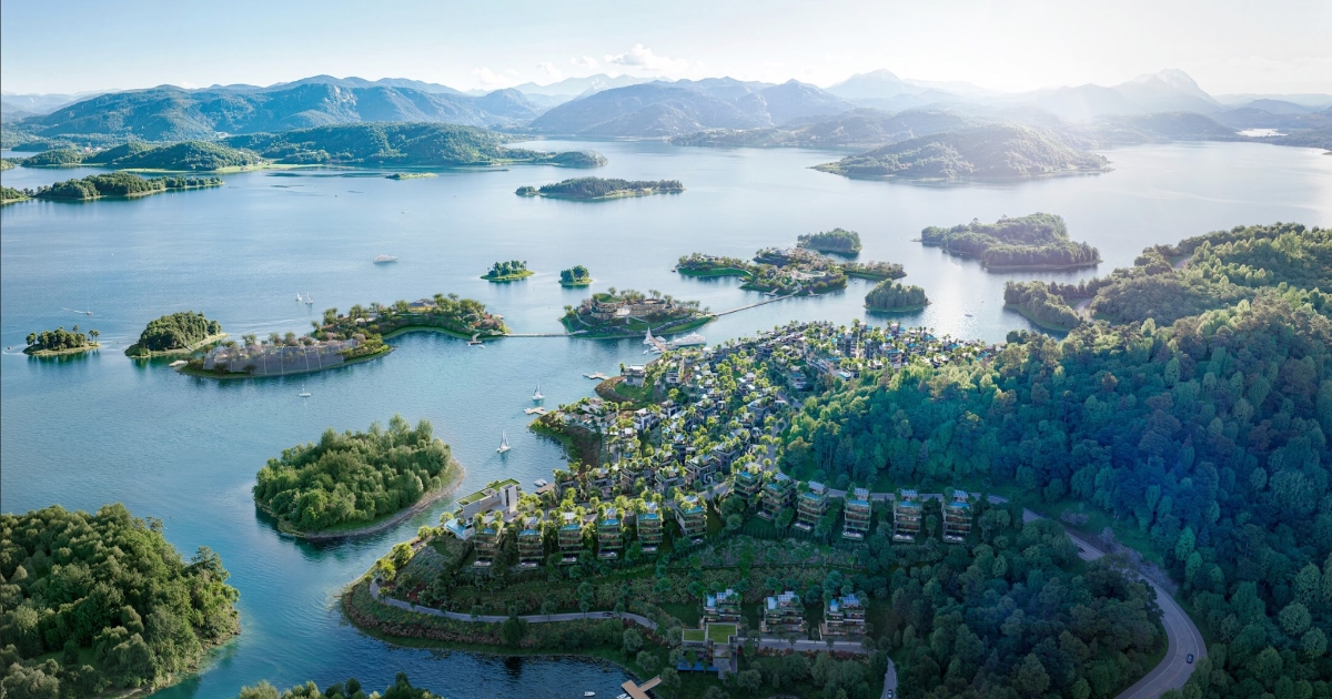 Flamingo Maison 108: Biểu tượng Walless Living bên Hồ Núi Cốc nguyên sơ