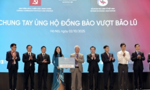 Cộng đồng doanh nghiệp chung tay ủng hộ đồng bào khắc phục hậu quả cơn bão số 10