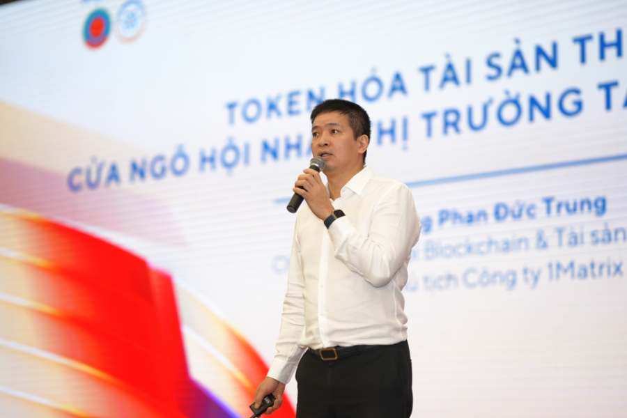 Ông Phan Đức Trung cho biết token hóa tài sản thực (RWA - Real World Assets) đang trở thành xu hướng không thể đảo ngược 