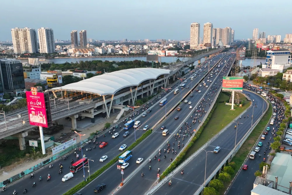 TP. Hồ Chí Minh mới dự kiến có khoảng 27 tuyến đường sắt đô thị. Ảnh minh họa