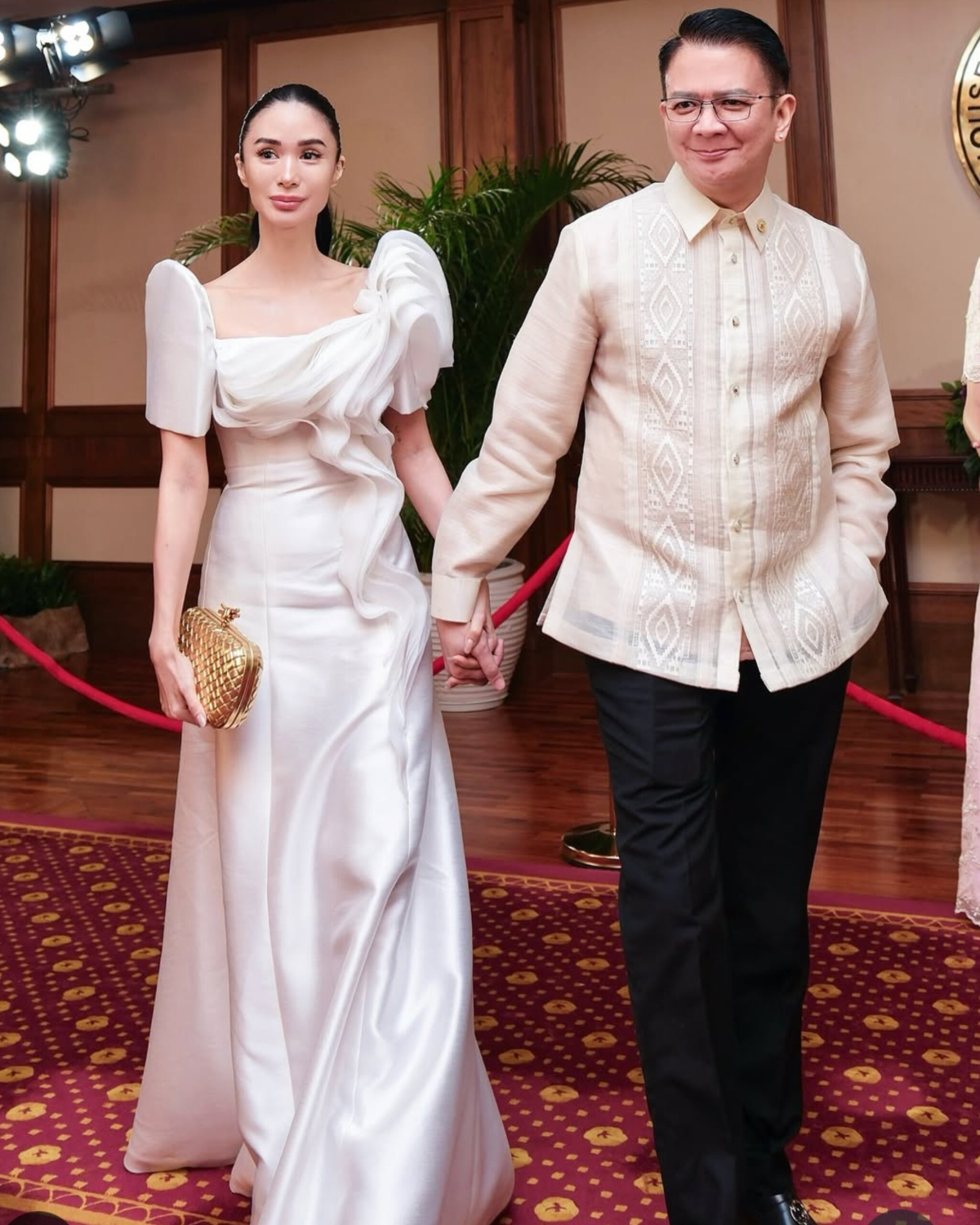 Heart Evangelista và chồng -&nbsp;cựu Chủ tịch Thượng viện Phillipines Chiz Escudero.