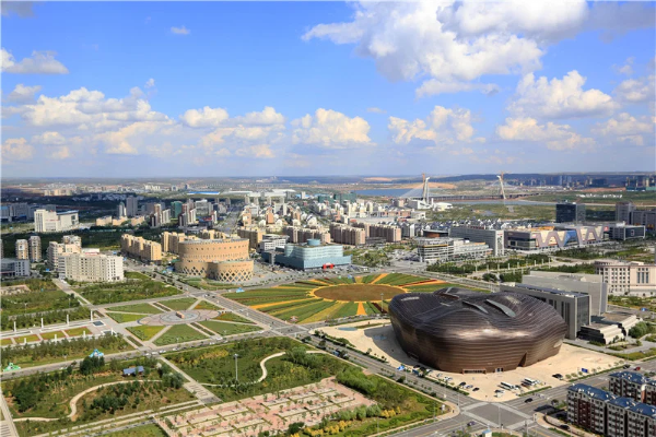 Một góc của Ordos. 