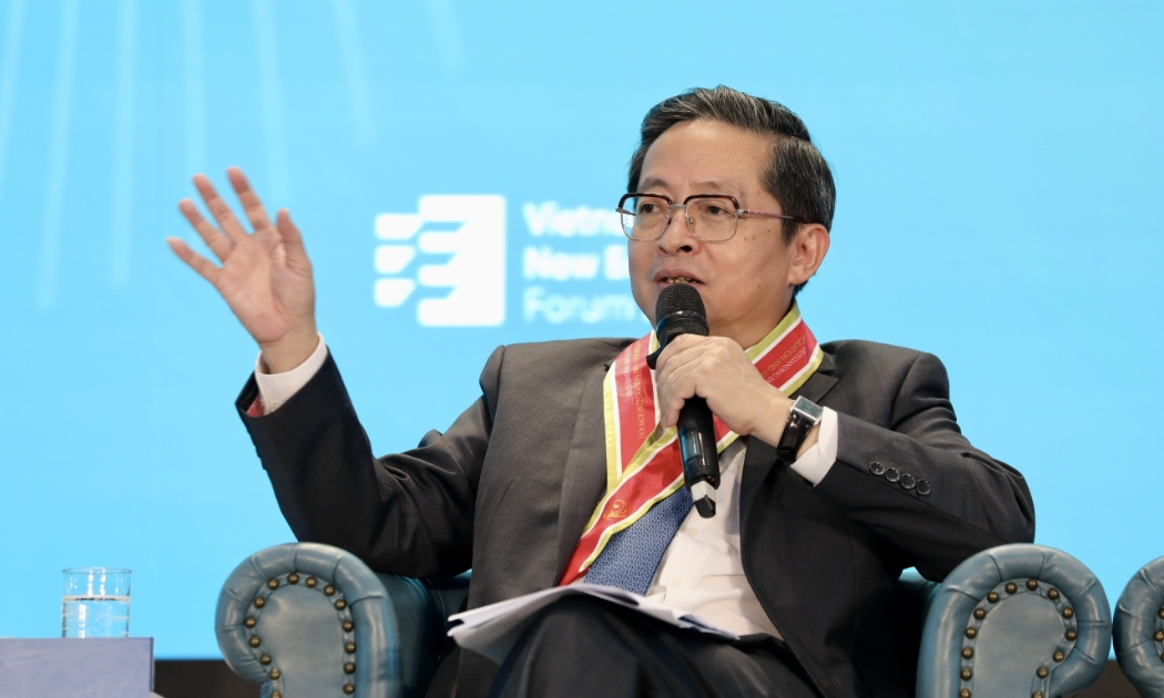 Ông Trần Kim Chung, Chủ tịch CT Group chia sẻ tại Diễn đàn Kinh tế mới Việt Nam (Vietnam New Economy Forum - VNEF) lần thứ ba với chủ đề: 
