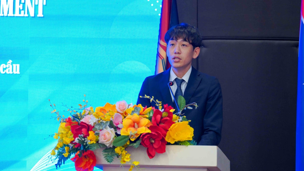 Ông Nakashima Yusuke, Bí thư thứ hai , Đại sứ quán Nhật Bản tại Việt Nam nhấn mạnh Nhật Bản cam kết sẽ tiếp tục đồng hành cùng Việt Nam trong mọi hoạt động kinh tế.