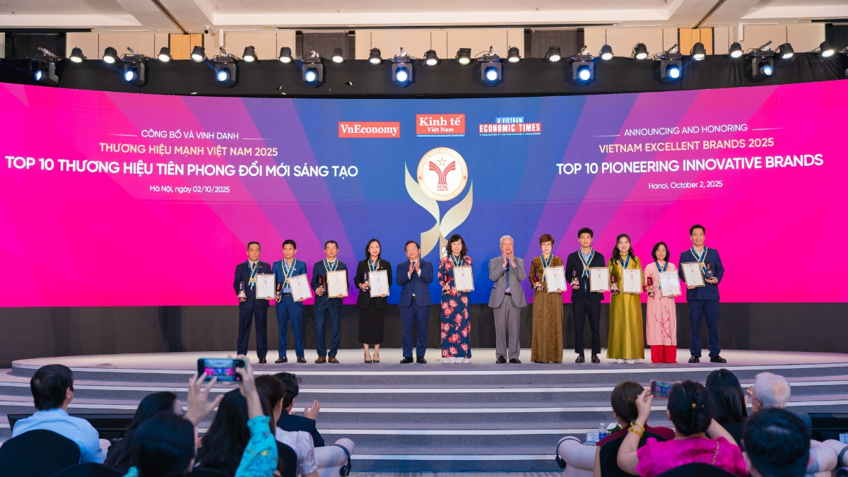 Top 10 Thương hiệu mạnh - Tiên phong đổi mới sáng tạo 2025 quy tụ các doanh nghiệp đóng góp nổi bật trong chuyển đổi số.