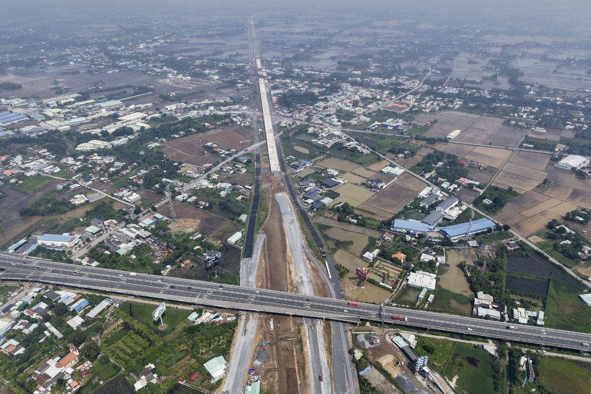 Vành đai 3 đoạn qua Tây Ninh đạt 80% khối lượng.