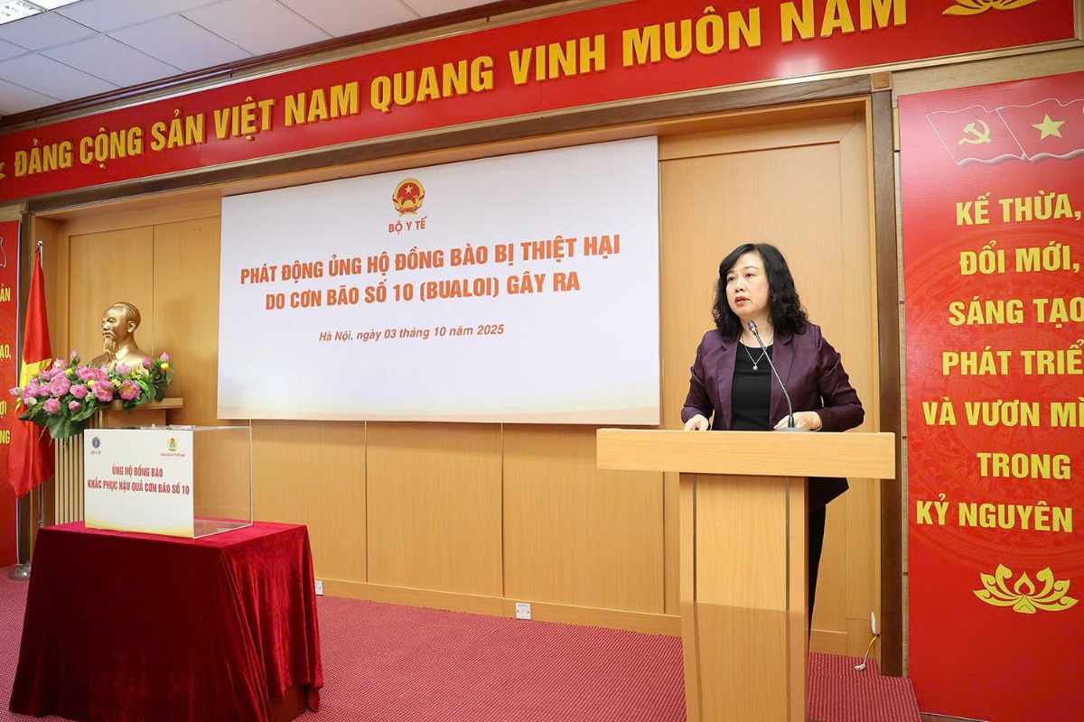 Bộ trưởng Đào Hồng Lan phát biểu tại lễ phát động.