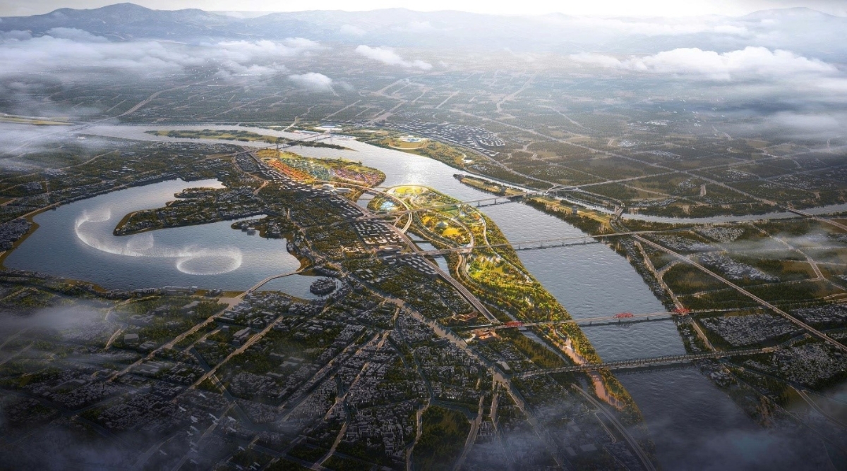 Dự án “Trục cảnh quan sông Hồng” – minh chứng cho năng lực và uy tín của Văn Phú khi tham gia các dự án hạ tầng trọng điểm.