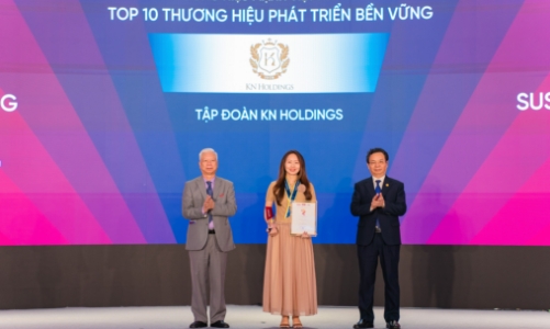 KN Holdings: Top 10 thương hiệu phát triển bền vững 2025