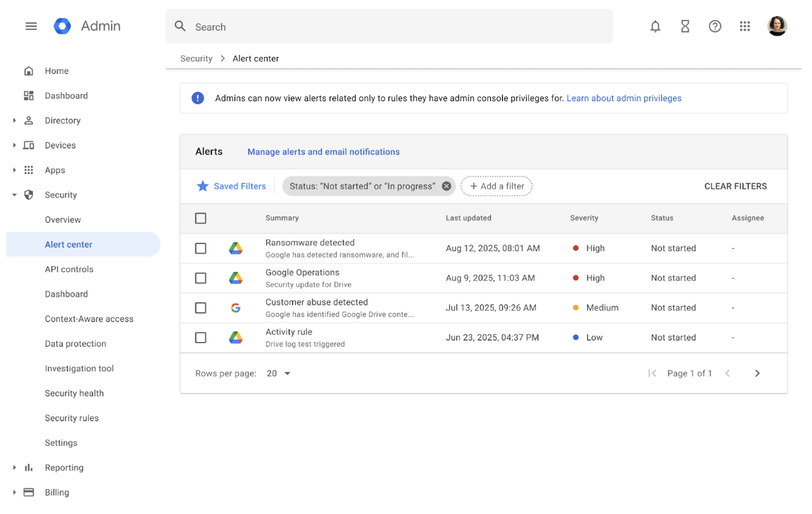 Google bổ sung tính năng chống ransomware bằng AI trên Drive for Desktop.