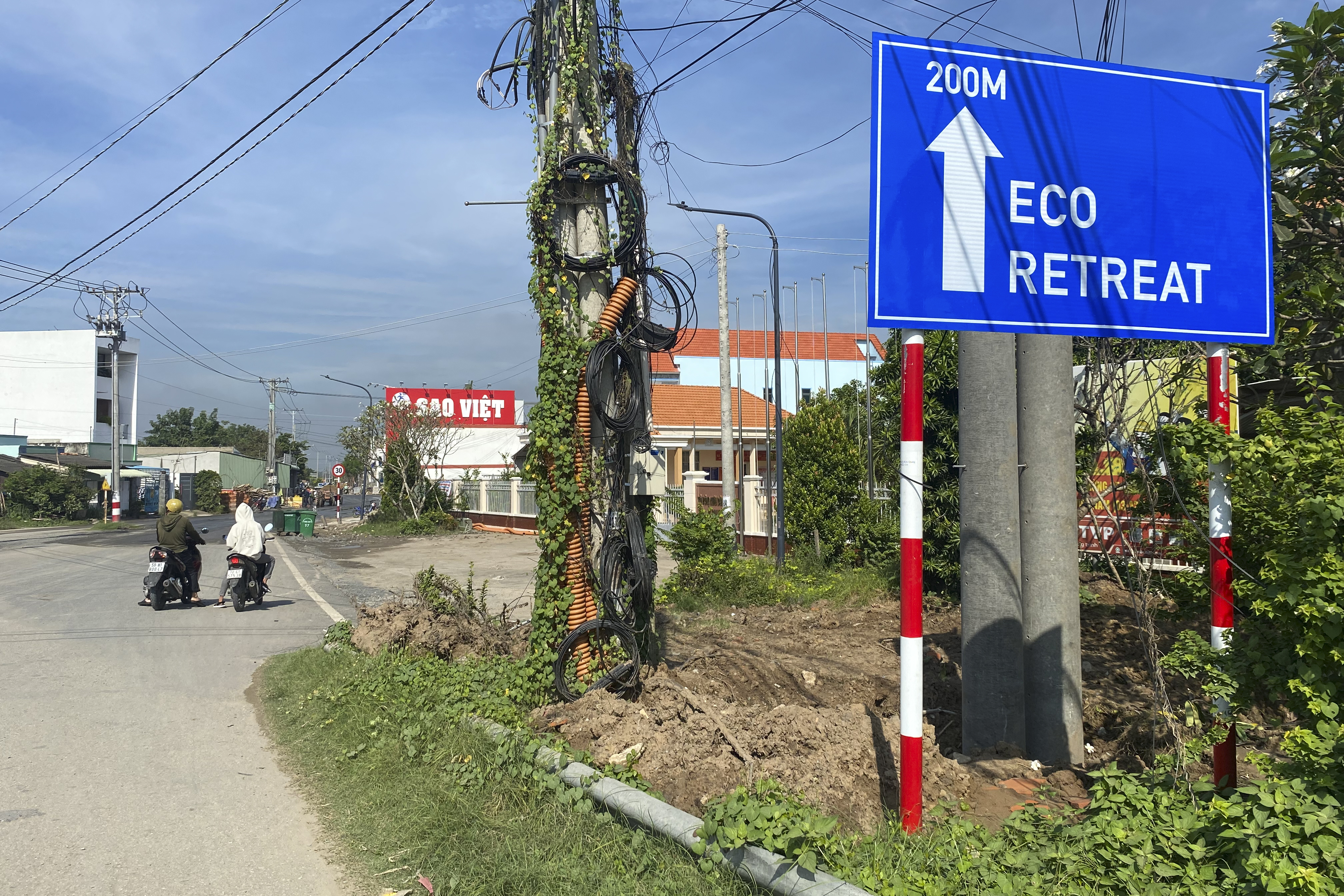 Dự án Eco Retreat hưởng lợi từ đường 830C được nâng cấp, mở rộng.