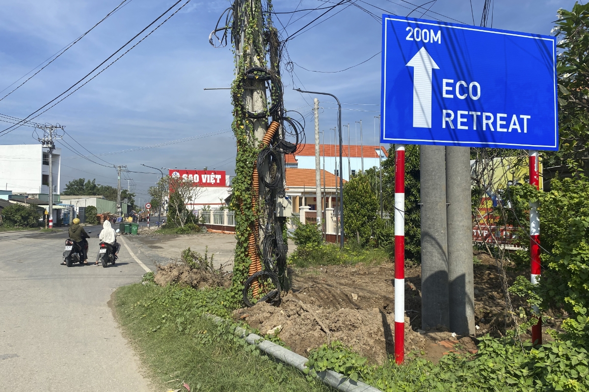 Dự án Eco Retreat hưởng lợi từ đường 830C được nâng cấp, mở rộng.