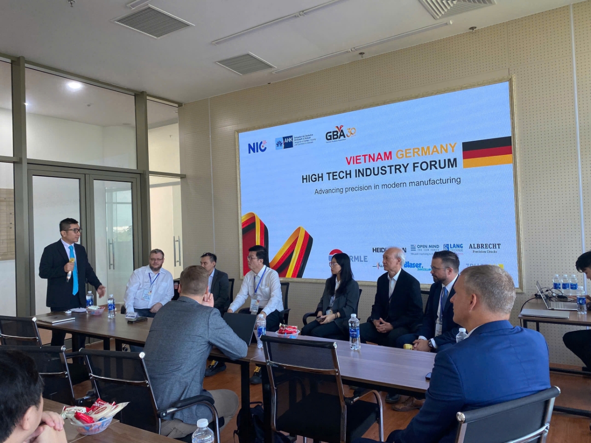 Một trong những chủ đề thảo luận hợp tác giữa các doanh nghiệp Đức và Việt Nam.