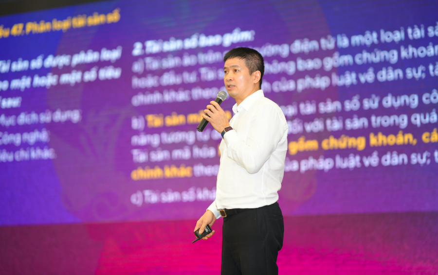  Ông Phan Đức Trung, Chủ tịch Hiệp hội Blockchain & Tài sản số Việt Nam, cho rằng: 